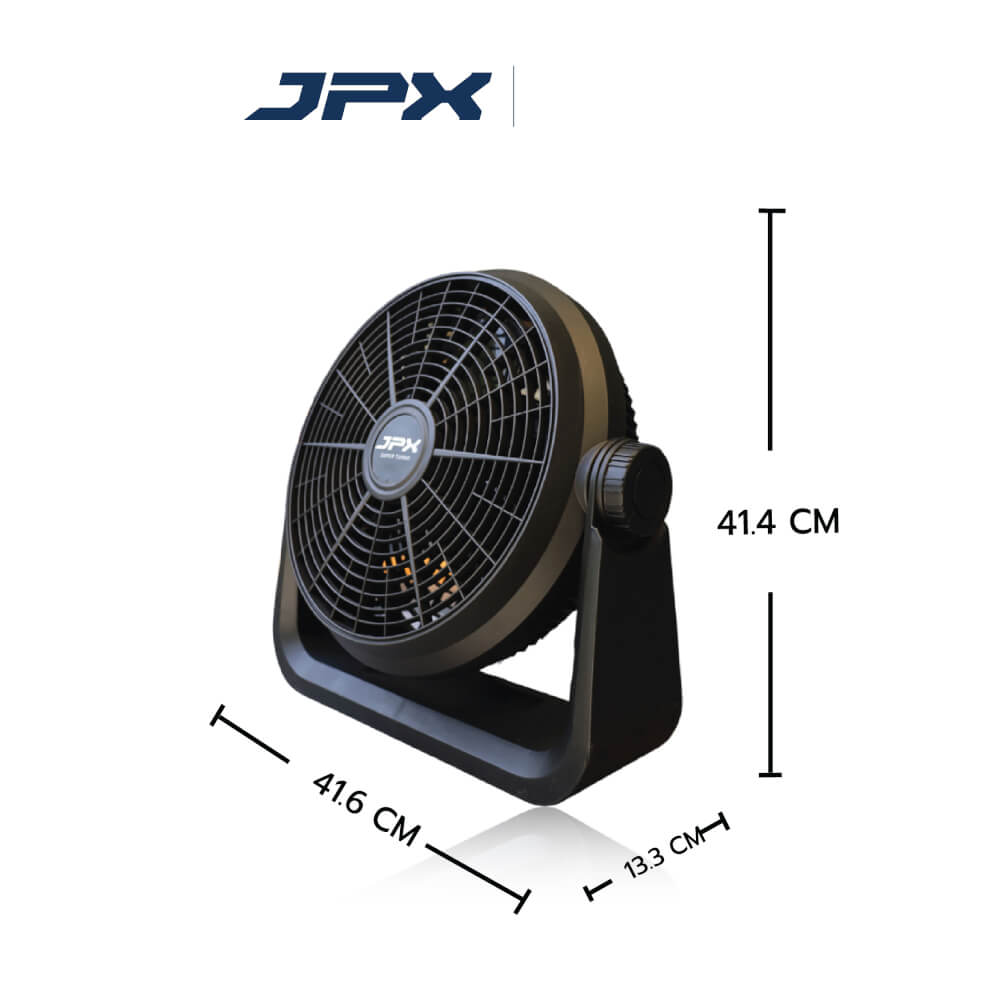 พัดลมแบบตั้งโต๊ะ 12นิ้ว JPX HG-A1205 สีดำ_2